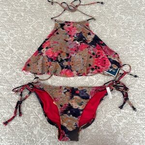 NWT! Water color Bikini set US Size 10